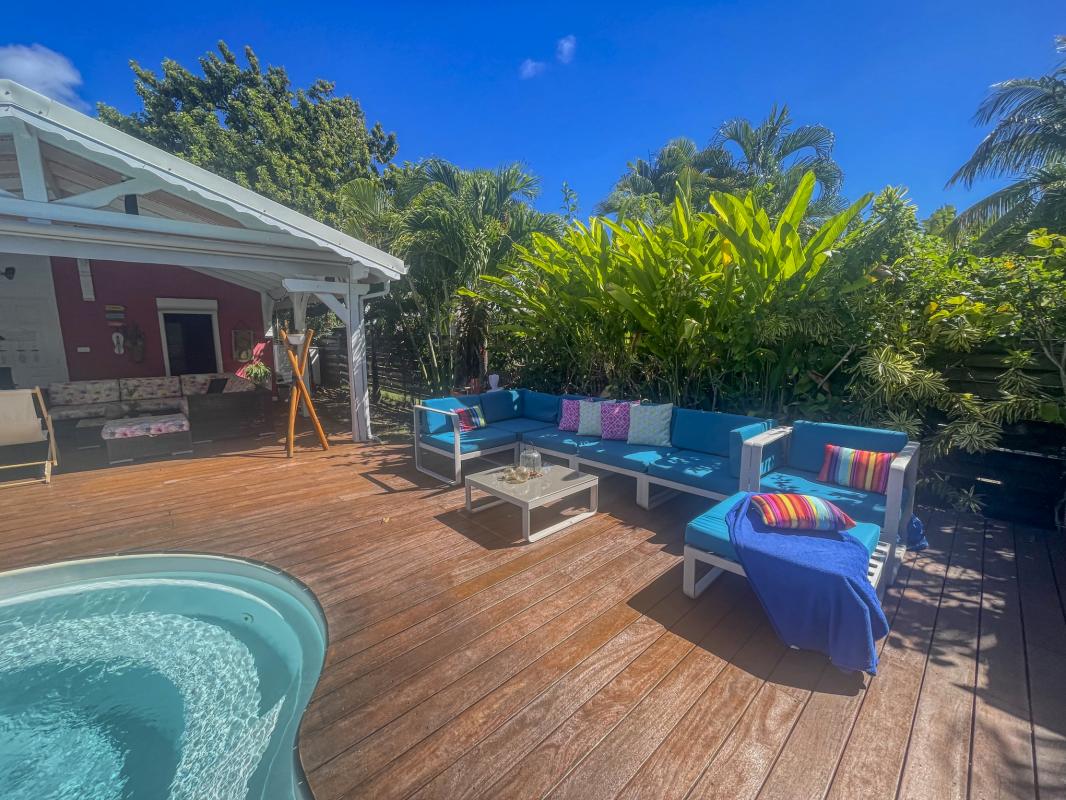 5.Location villa piscine Saint François Guadeloupe_Piscine